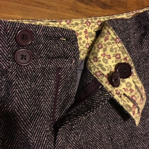 Purple pleated skirt - Picture 5 of 6